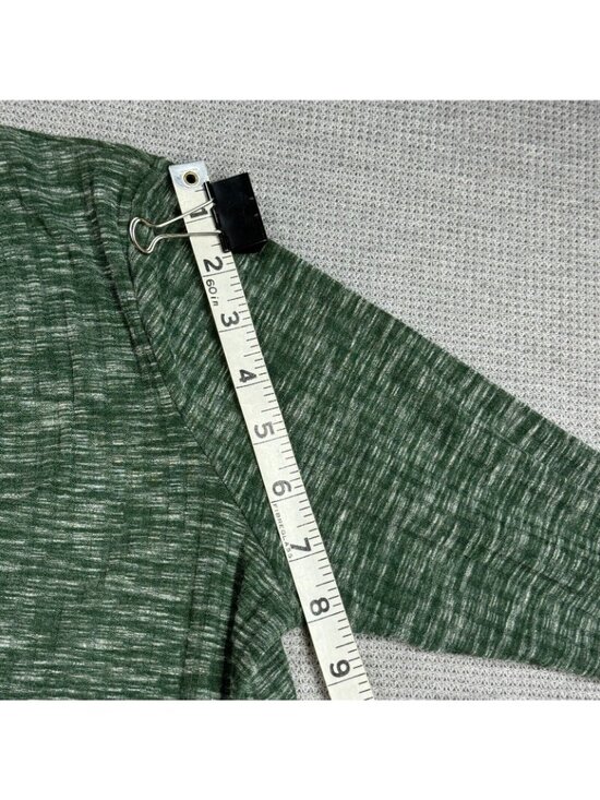 LuLaRoe Cardigan Sweater Duster Womens Size Small Heather Green Open Front Long - Picture 14 of 16